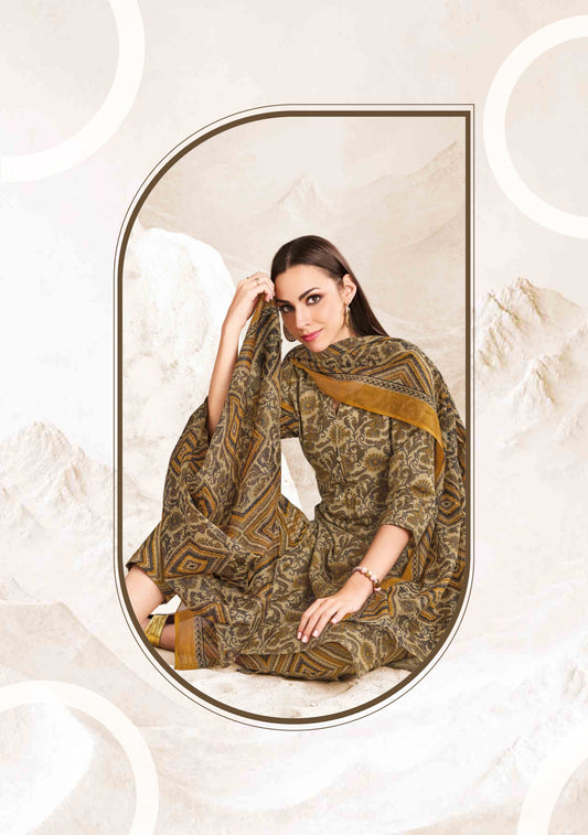 Premium Cotton Readymade Suit with Cotton Dupatta for Women – Elegant & Comfortable Office Wear Outfit | Badami